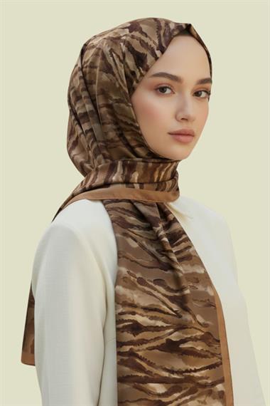 KARACA LUNA COTTON ŞAL - KİREMİT