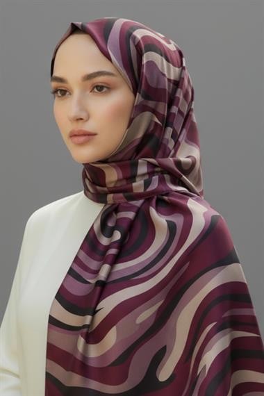 KARACA MODERN ZEBRA ŞAL - MOR