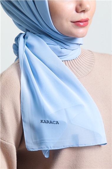 Karaca Nano Krep Şal - BEBE MAVİ
