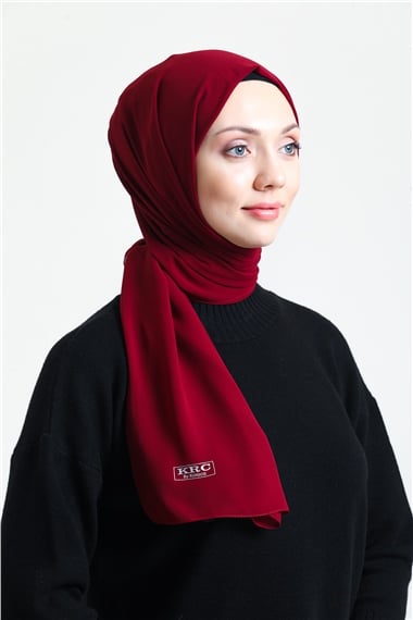 Karaca Nano Krep Şal - BORDO