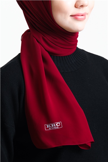 Karaca Nano Krep Şal - BORDO