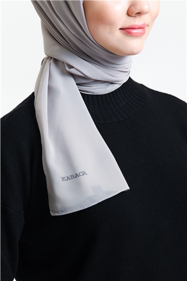 Karaca Nano Krep Şal - GRİ