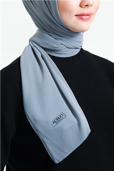 Karaca Nano Krep Şal - KOYU GRİ