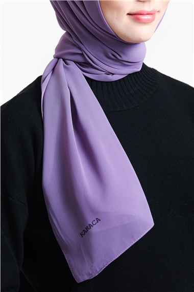 Karaca Nano Krep Şal - LİLA