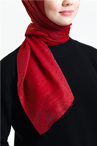 Karaca Pırıltı Şal - KIRMIZI