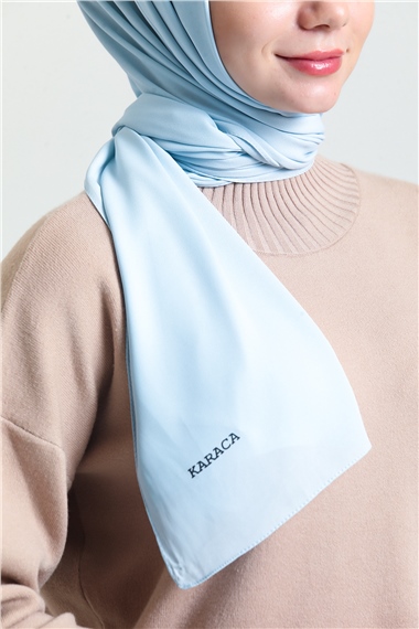 Karaca Safir Şal - BUZ MAVİSİ