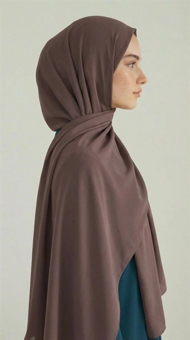 KARACA SAFİR ŞAL - KAHVERENGİ