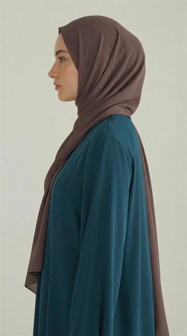 KARACA SAFİR ŞAL - KAHVERENGİ