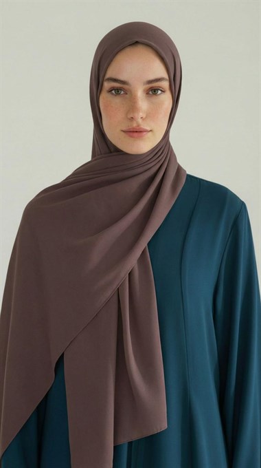 KARACA SAFİR ŞAL - KAHVERENGİ