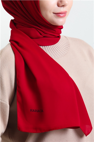 Karaca Safir Şal - KIRMIZI