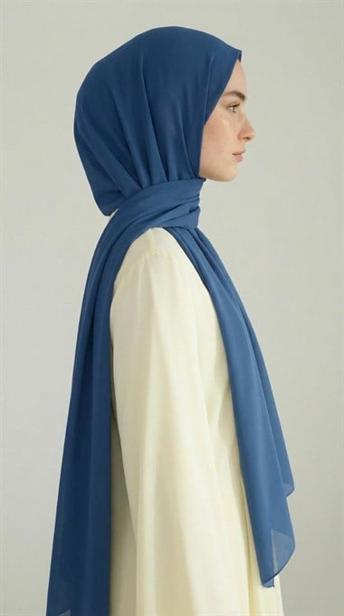 KARACA SAFİR ŞAL - PETROL MAVİSİ