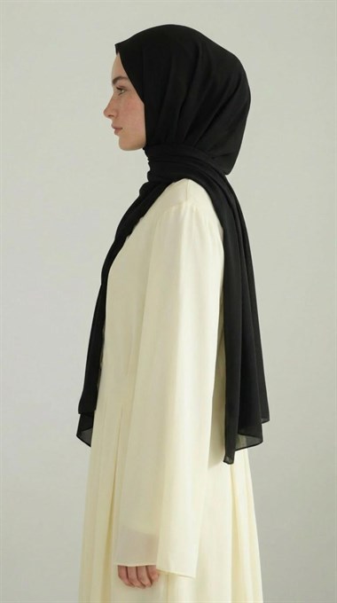 KARACA SAFİR ŞAL - SİYAH 