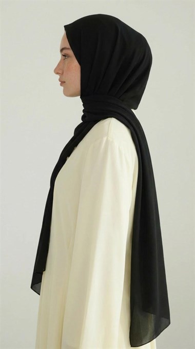 KARACA SAFİR ŞAL - SİYAH 