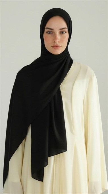 KARACA SAFİR ŞAL - SİYAH 