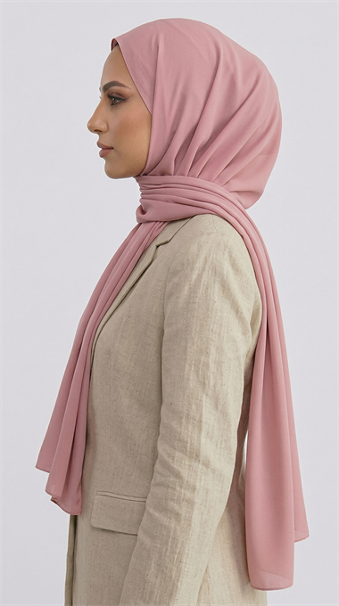 KARACA SAFİR ŞAL - TOZ PEMBE