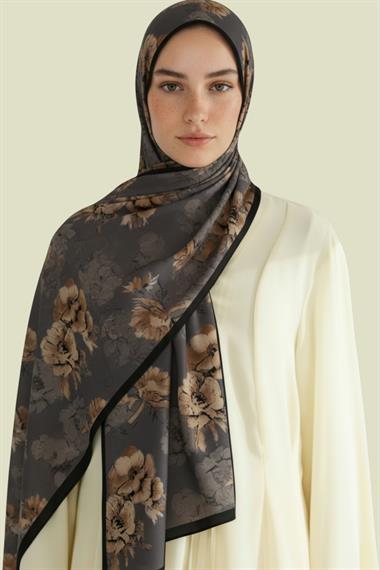 KARACA SEREN COTTON ŞAL - ANTRASİT GRİ 