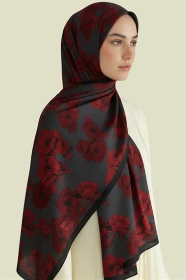 KARACA SEREN COTTON ŞAL - KIRMIZI 