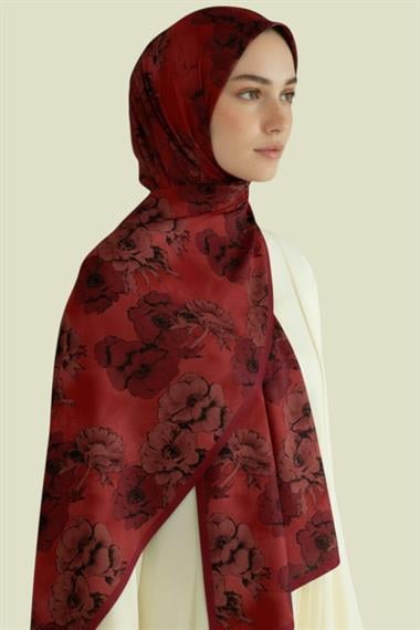 KARACA SEREN COTTON ŞAL - KIRMIZI 