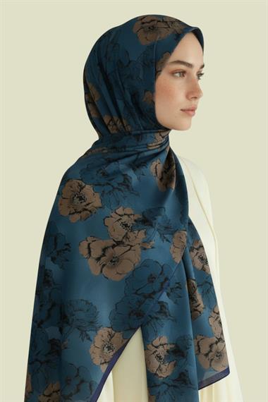 KARACA SEREN COTTON ŞAL - MAVİ 