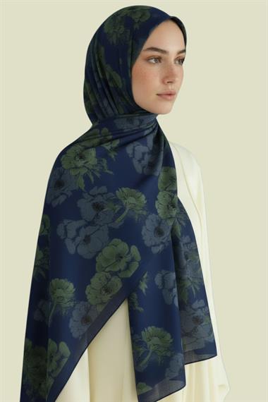 KARACA SEREN COTTON ŞAL - MAVİ 
