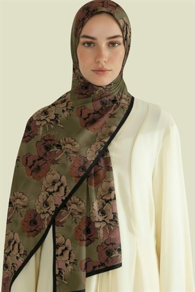 KARACA SEREN COTTON ŞAL - YEŞİL 
