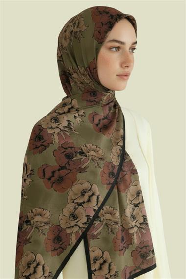 KARACA SEREN COTTON ŞAL - YEŞİL 