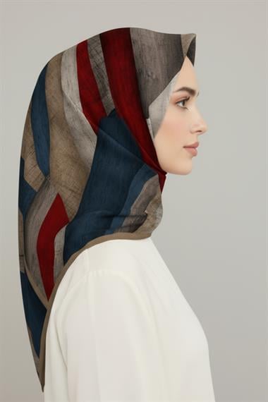 KARACA SOYUT DESEN RAYON EŞARP - KREM 