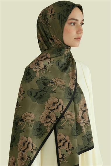 KARACA SREN COTTON ŞAL -  HAKİ 
