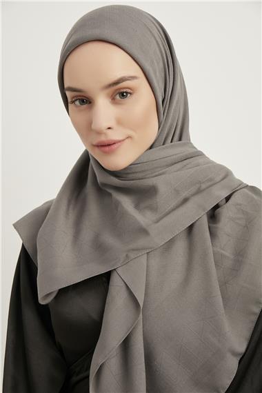 Karaca Yün Eşarp -  FÜME