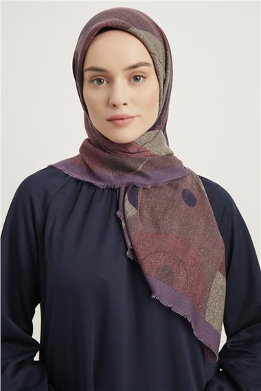 Karaca Yün Eşarp -  LİLA