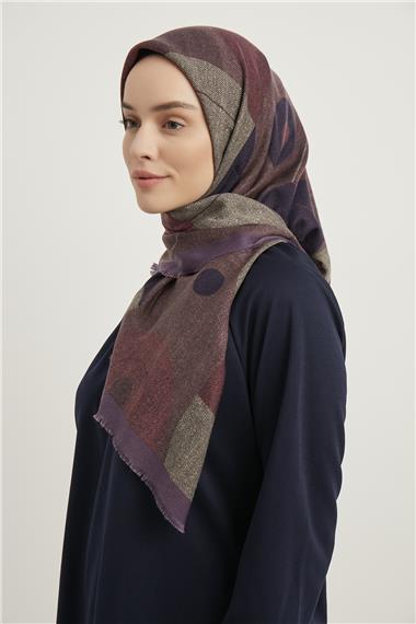 Karaca Yün Eşarp -  LİLA