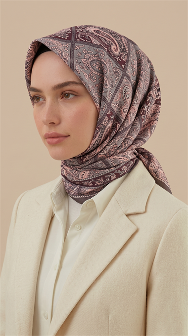 MAVERA 120* 120 CM COTTON EŞARP - BEJ