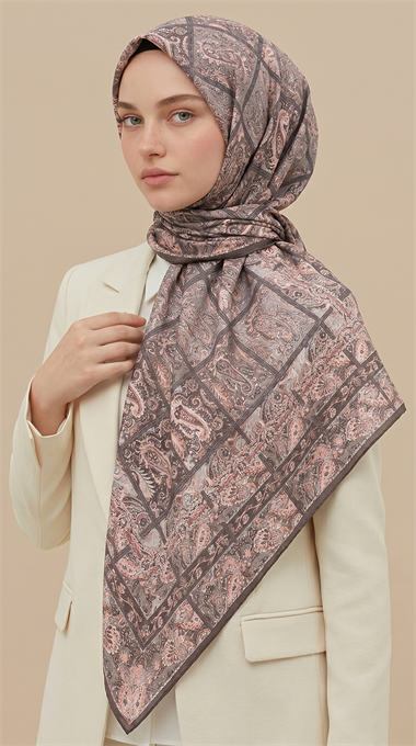 MAVERA 120* 120 CM COTTON EŞARP - BEJ