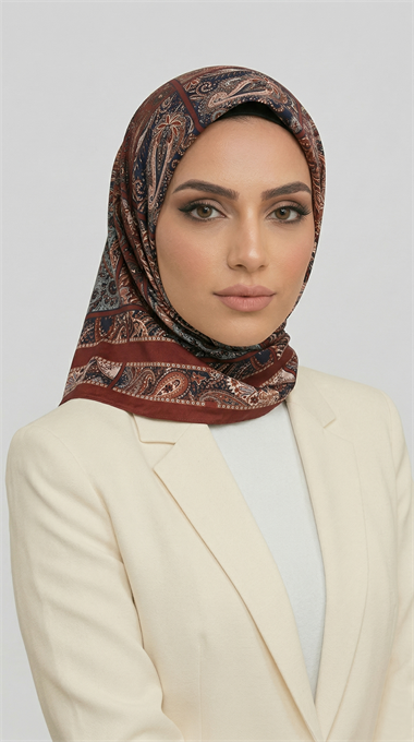 Karaca EşarpRAYON EŞARPMAVERA RAYON EŞARP - KIRMIZI / KREM