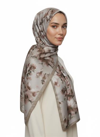 MİRA BLOOM KUMLU ŞAL -  BEJ 