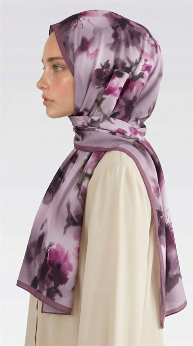 MİRA BLOOM KUMLU ŞAL - MOR
