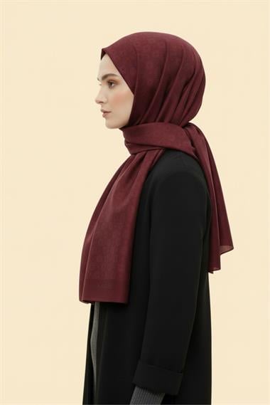 PERLA MODAL ŞAL - BORDO