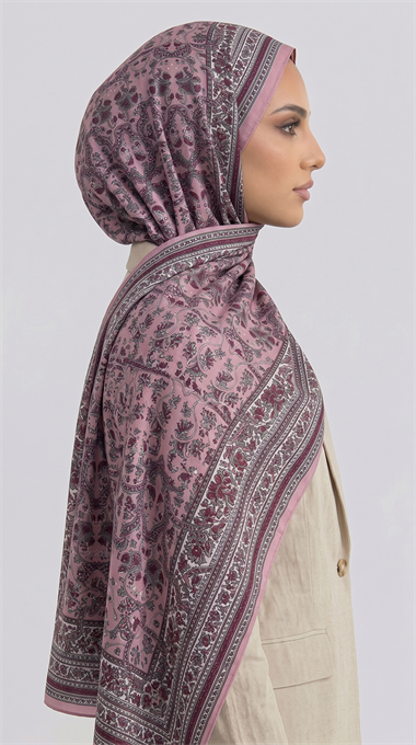 PETRA  DESEN  COTTON ŞAL -  PEMBE