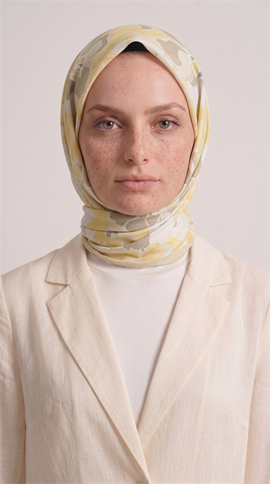 ROSELLE COTTON EŞARP -  SARI 