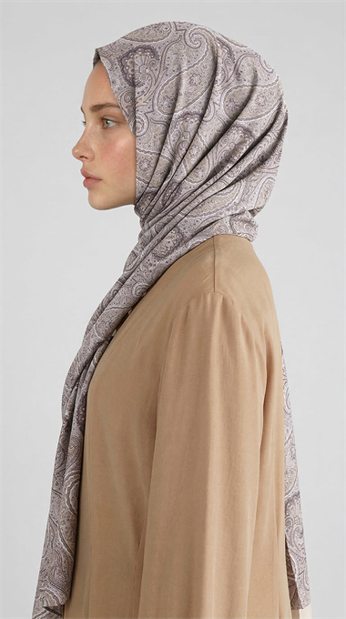 SAPHİRA DESENLİ COTTON ŞAL - SARI