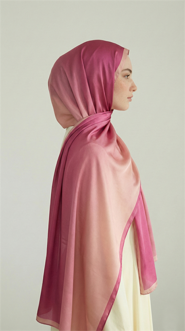 SİLVA DEGRADE KUMLU ŞAL - PEMBE