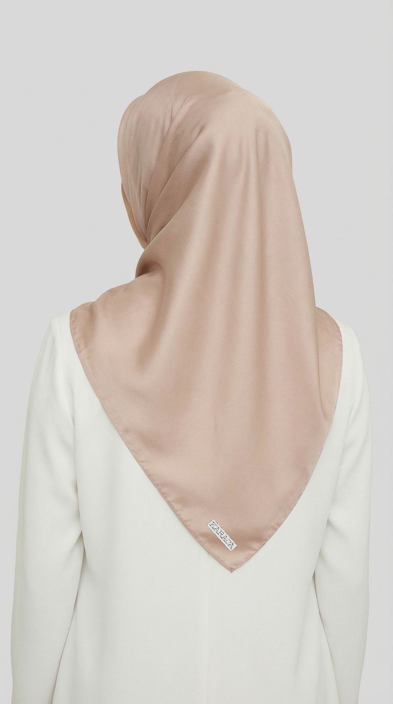 Karaca EşarpRAYON EŞARPDÜZ TWİL POLYESTER EŞARP - EKRU