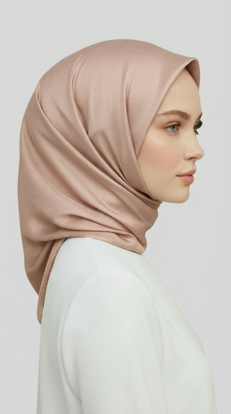 Karaca EşarpRAYON EŞARPDÜZ TWİL POLYESTER EŞARP - EKRU