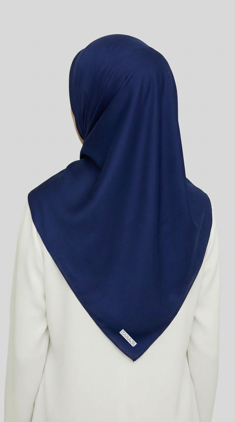 Karaca EşarpRAYON EŞARPDÜZ TWİL POLYESTER EŞARP - LACİVERT