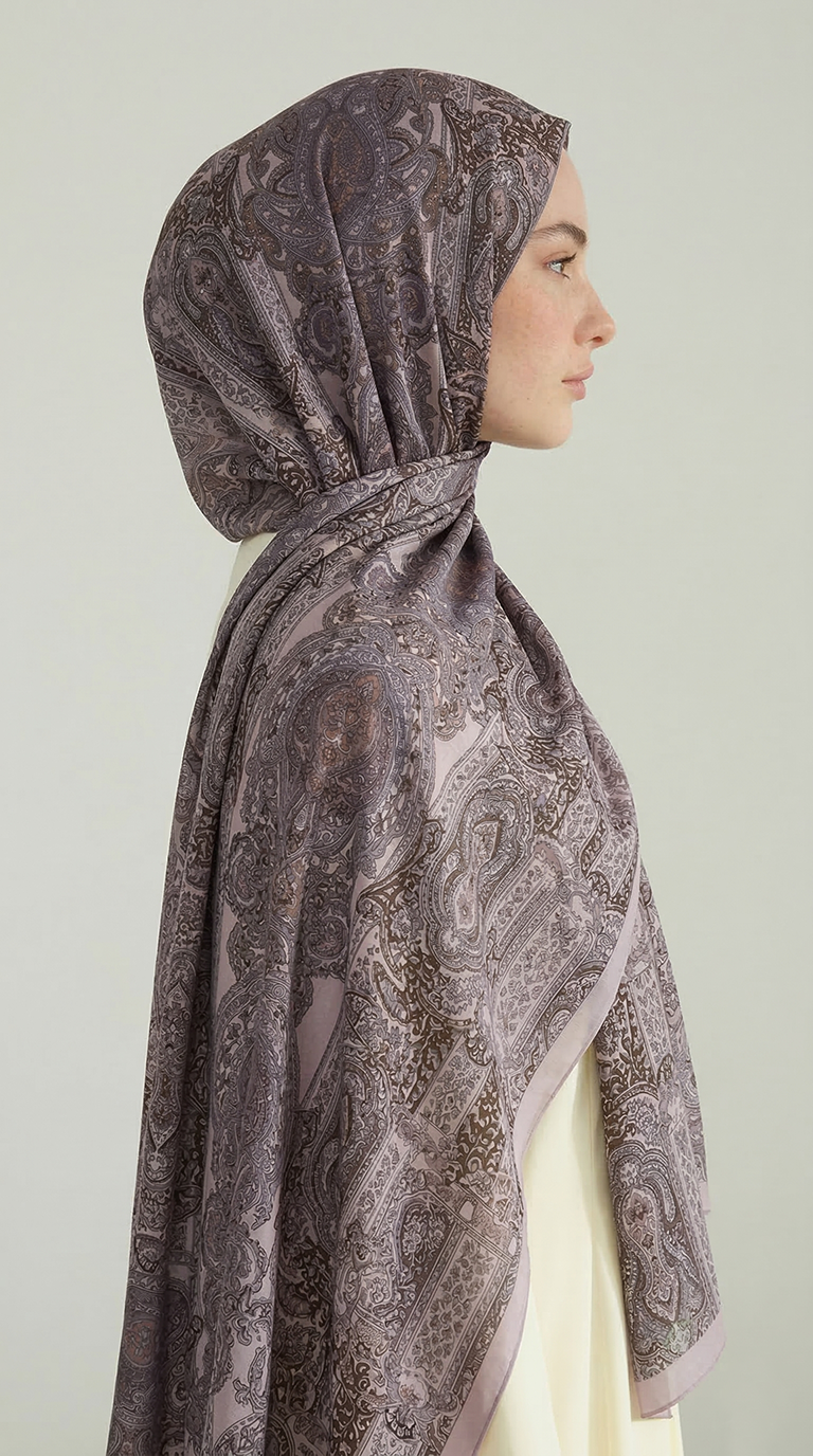 Karaca EşarpCOTTON ŞAL ETNİK DESEN COTTON ŞAL - KREM / PUDRA