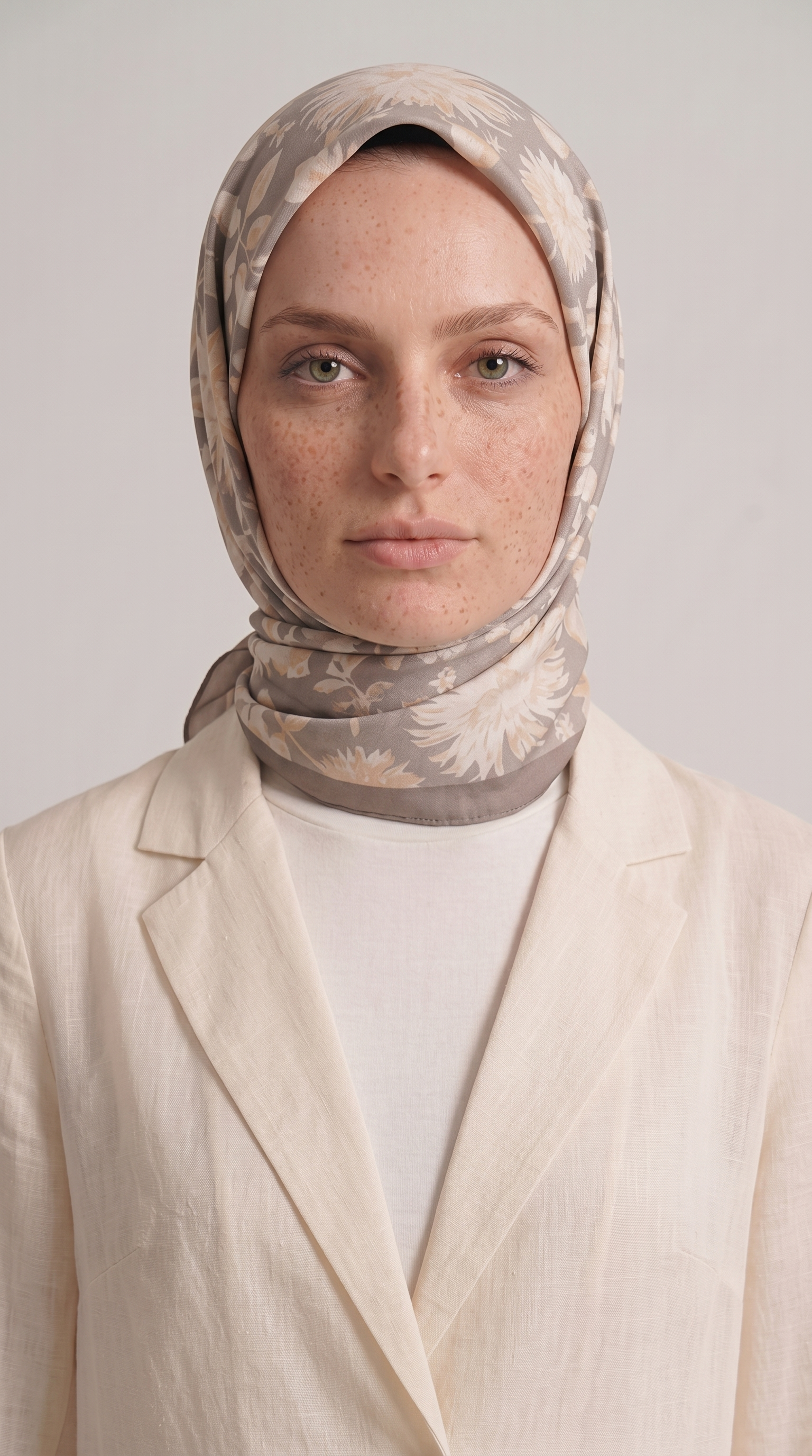 Karaca EşarpKOTON EŞARP FLORA COTTON EŞARP - BEJ / KREM