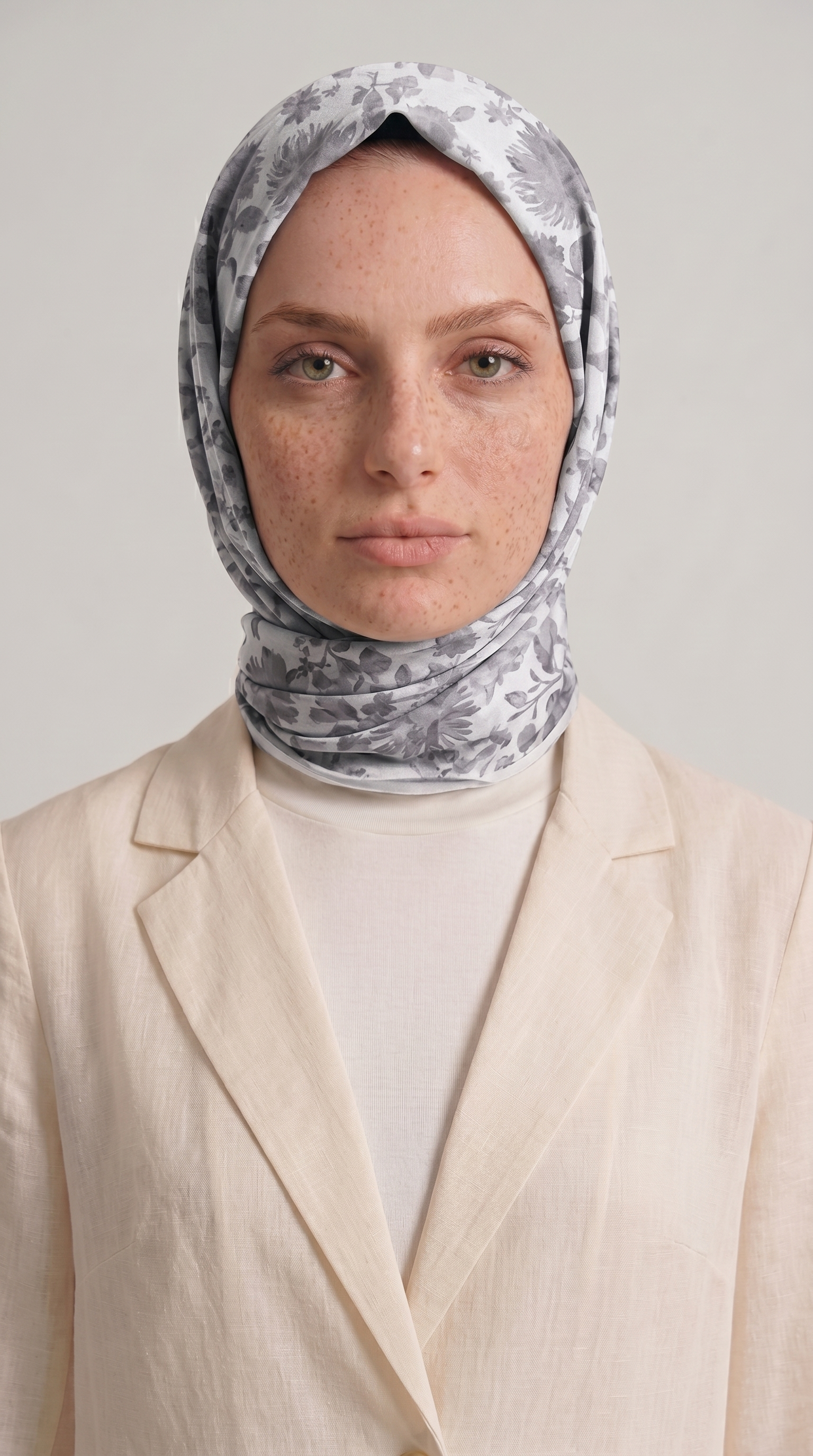Karaca EşarpKOTON EŞARP FLORA COTTON EŞARP - GRİ 