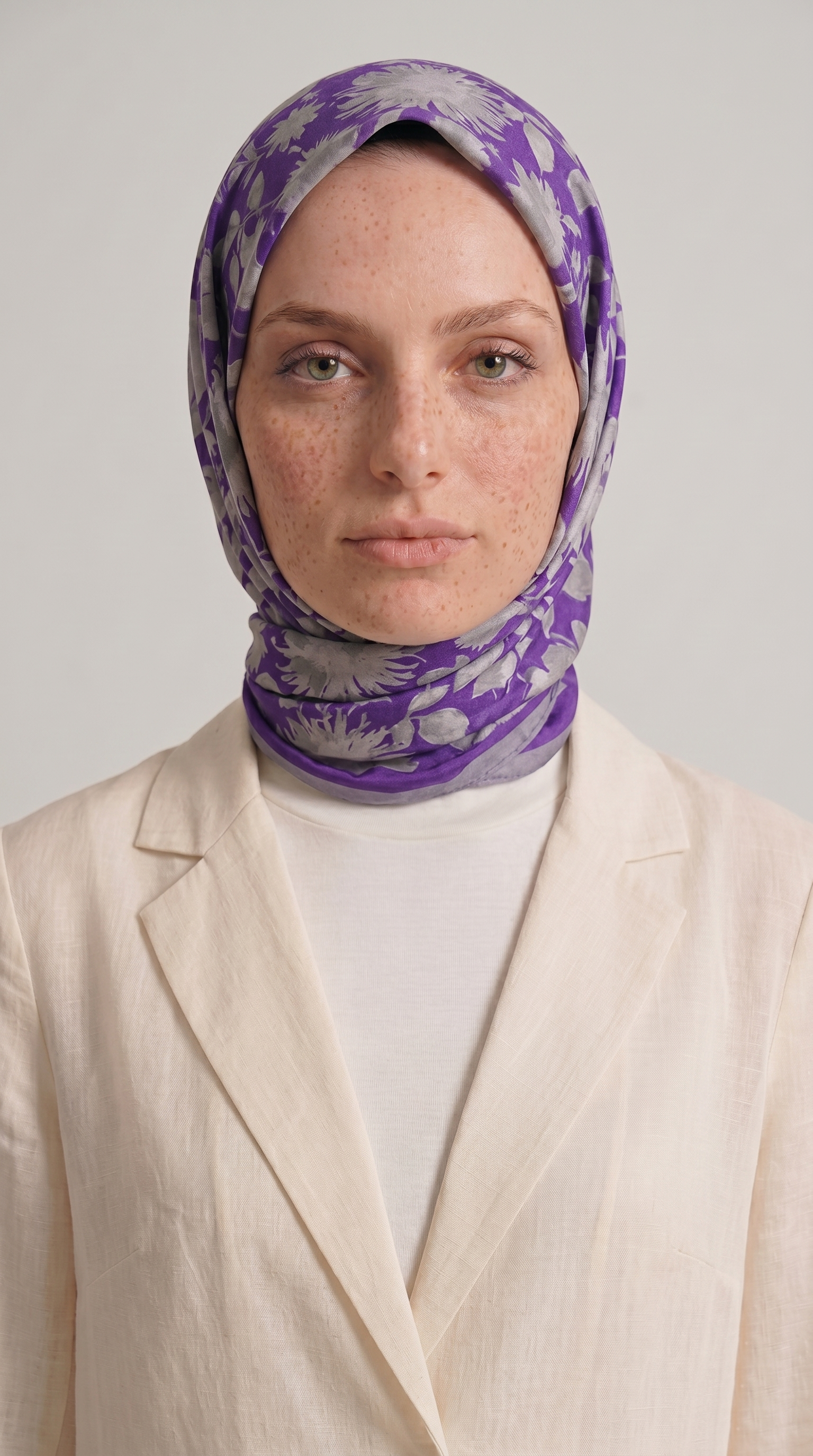 Karaca EşarpKOTON EŞARP FLORA COTTON EŞARP -  MOR