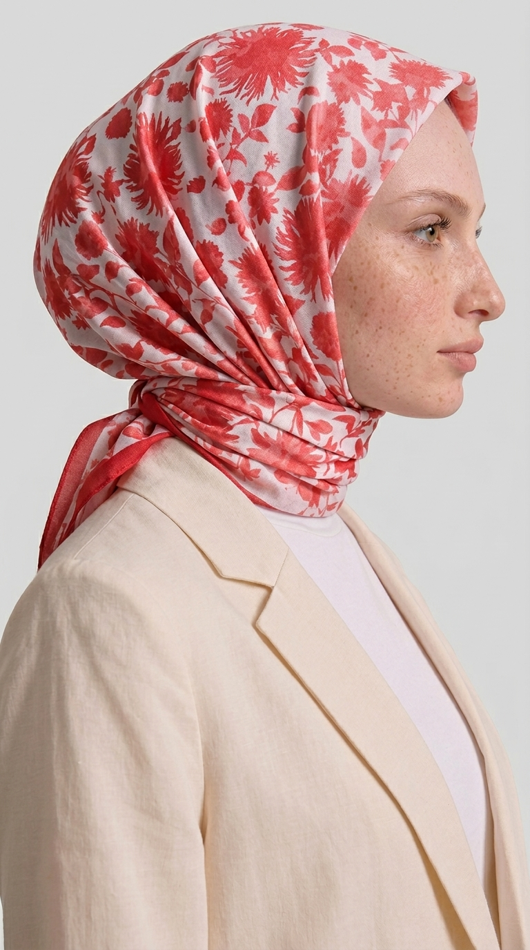 Karaca EşarpKOTON EŞARP FLORA COTTON EŞARP -  TURUNCU