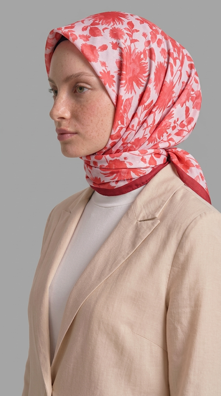 Karaca EşarpKOTON EŞARP FLORA COTTON EŞARP -  TURUNCU